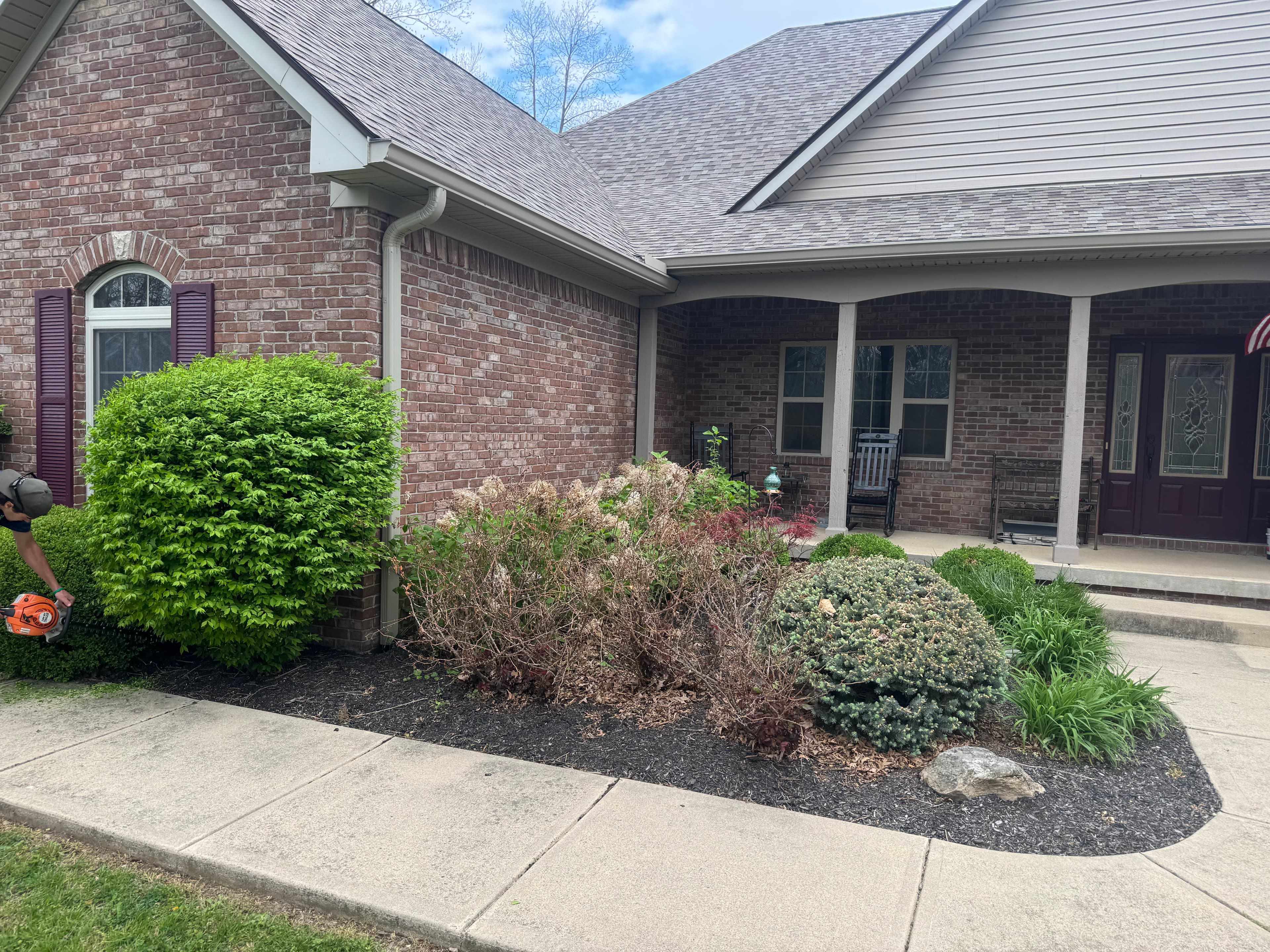 Project Full Yard Cleanup With Fresh Mulch and Paver Repairs image