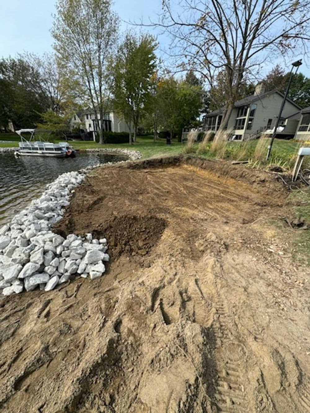 Stunning Lakefront Paver Patio in Columbus IN