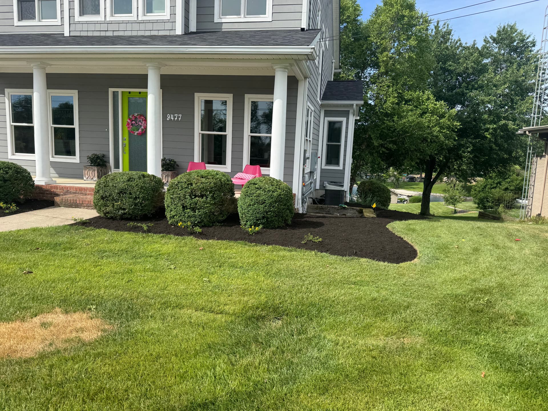 Gallery photos for Retaining Wall Drainage Fix and Full Yard Cleanup: Image #1